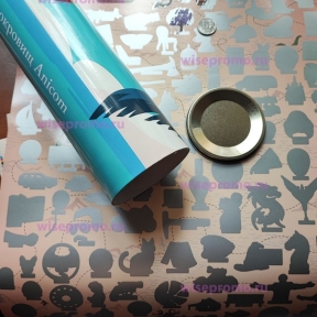 Плакат со скретч слоем